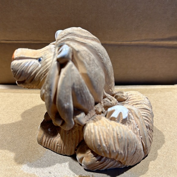 Vtg Artesania Rinconada Lion Ceramic Figurine - Hand-Crafted in Uruguay 1970s - Picture 2 of 7